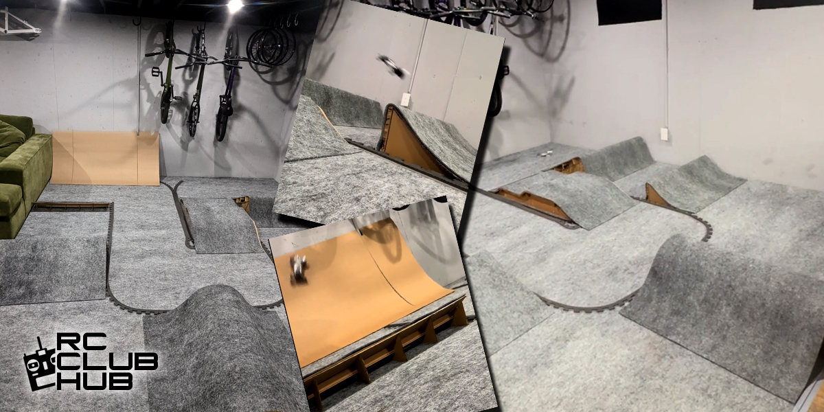 Basement Mini Carpet Track: A Cool DIY RC Setup