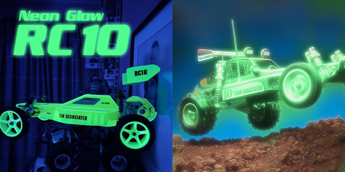 Neon Glow RC10 – A Classic with a Twist