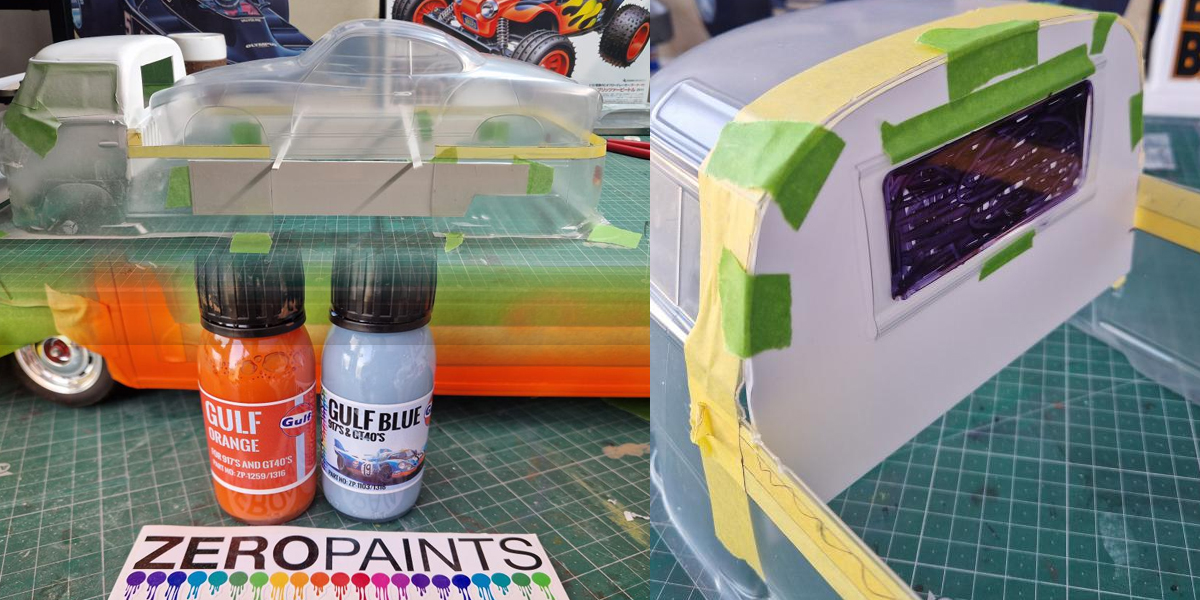 Dented Speed Shop - Creating a VW Camper Pick-Up - Painting