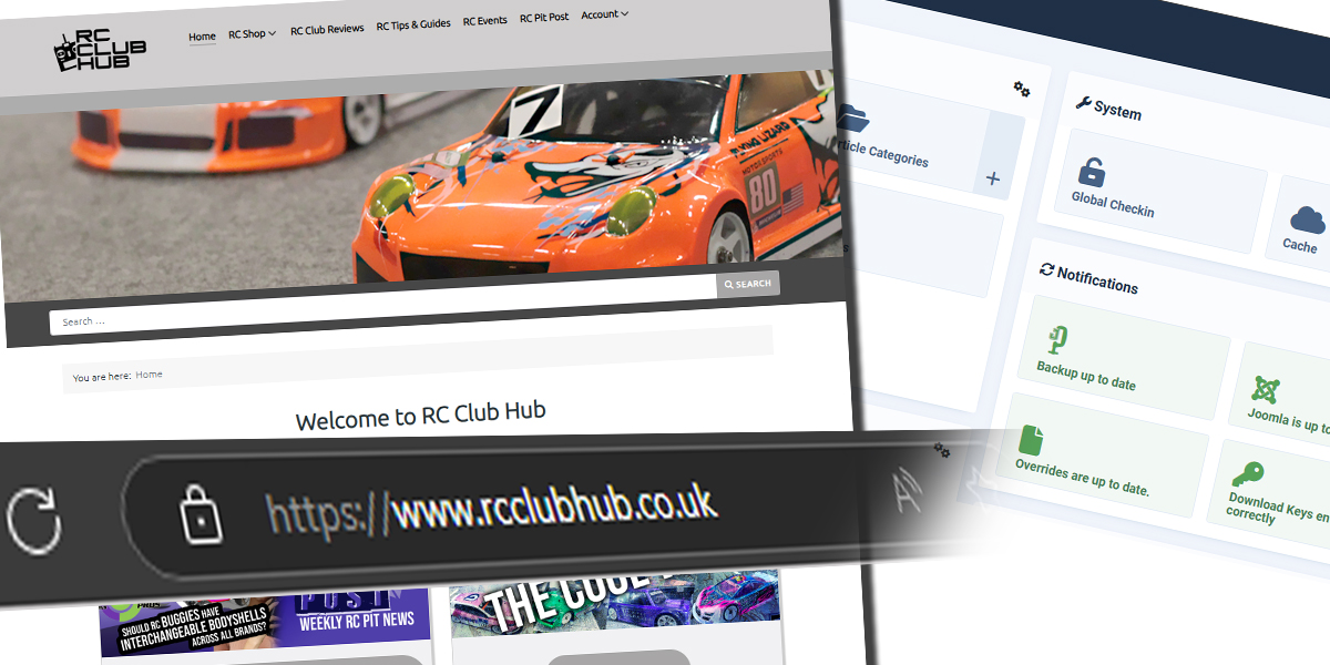Promote RC Clubs with an Eye Catching Website