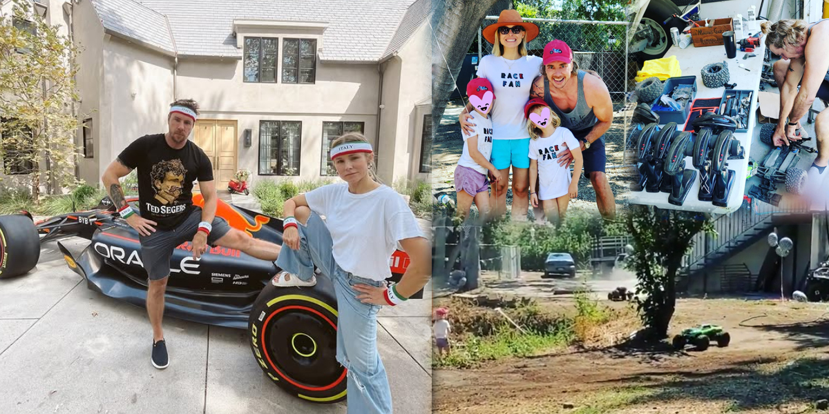 Celebrities Who Have Raced RC Cars - Kirsten Bell and Dax Shepard